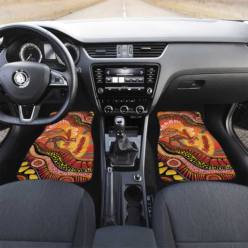 Indigenous Emu Australia Car Mats Australian Bottlebrushes Aboriginal Art Proud