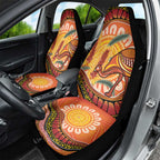 Indigenous Emu Australia Car Seat Cover Australian Bottlebrushes Aboriginal Art Proud