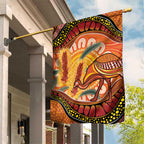 Indigenous Emu Australia Garden Flag Australian Bottlebrushes Aboriginal Art Proud
