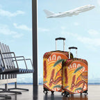 Indigenous Emu Australia Luggage Cover Australian Bottlebrushes Aboriginal Art Proud