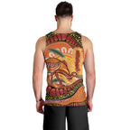 Indigenous Emu Australia Men Tank Top Australian Bottlebrushes Aboriginal Art Proud