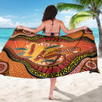 Indigenous Emu Australia Sarong Australian Bottlebrushes Aboriginal Art Proud