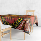 Indigenous Emu Australia Tablecloth Australian Bottlebrushes Aboriginal Art Proud
