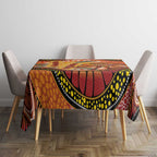 Indigenous Emu Australia Tablecloth Australian Bottlebrushes Aboriginal Art Proud