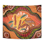 Indigenous Emu Australia Tapestry Australian Bottlebrushes Aboriginal Art Proud