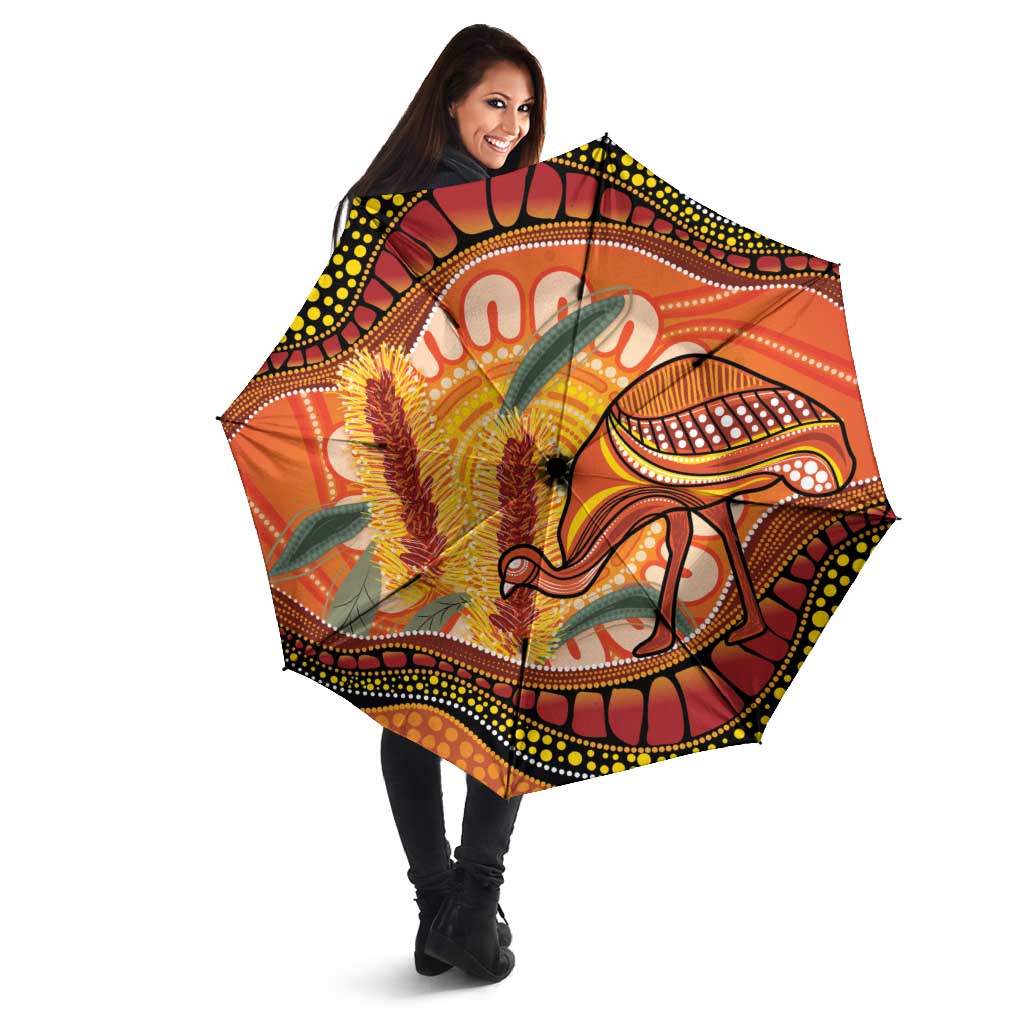 Indigenous Emu Australia Umbrella Australian Bottlebrushes Aboriginal Art Proud