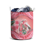 Indigenous Pink Galah Australia Laundry Basket Australian Hakea Aboriginal Art Proud