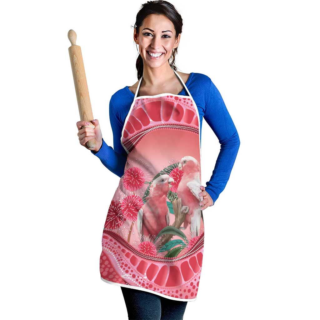 Indigenous Pink Galah Australia Apron Australian Hakea Aboriginal Art Proud
