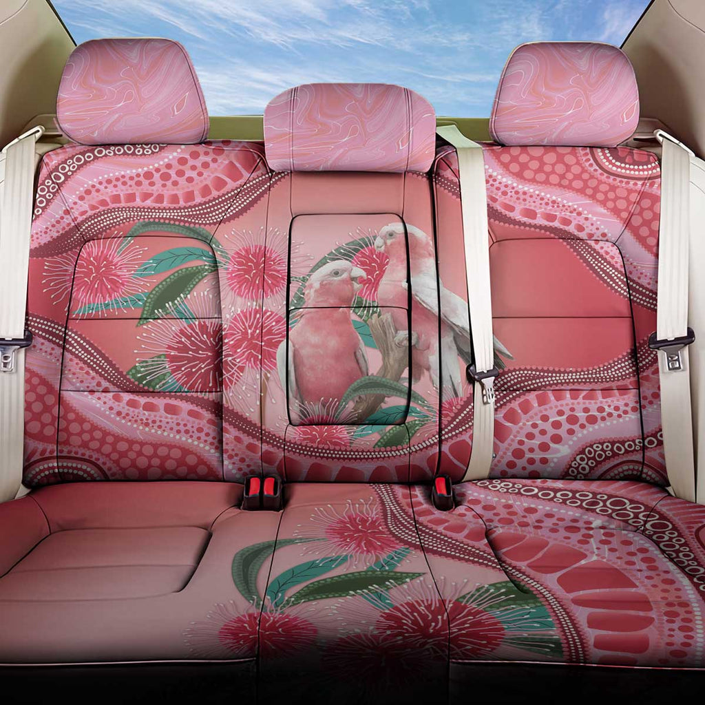 Indigenous Pink Galah Australia Back Car Seat Cover Australian Hakea Aboriginal Art Proud