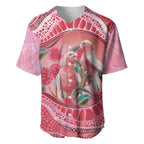 Indigenous Pink Galah Australia Baseball Jersey Australian Hakea Aboriginal Art Proud
