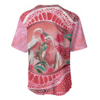 Indigenous Pink Galah Australia Baseball Jersey Australian Hakea Aboriginal Art Proud
