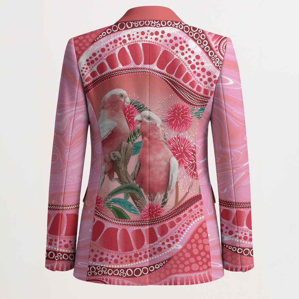 Indigenous Pink Galah Australia Blazer Australian Hakea Aboriginal Art Proud