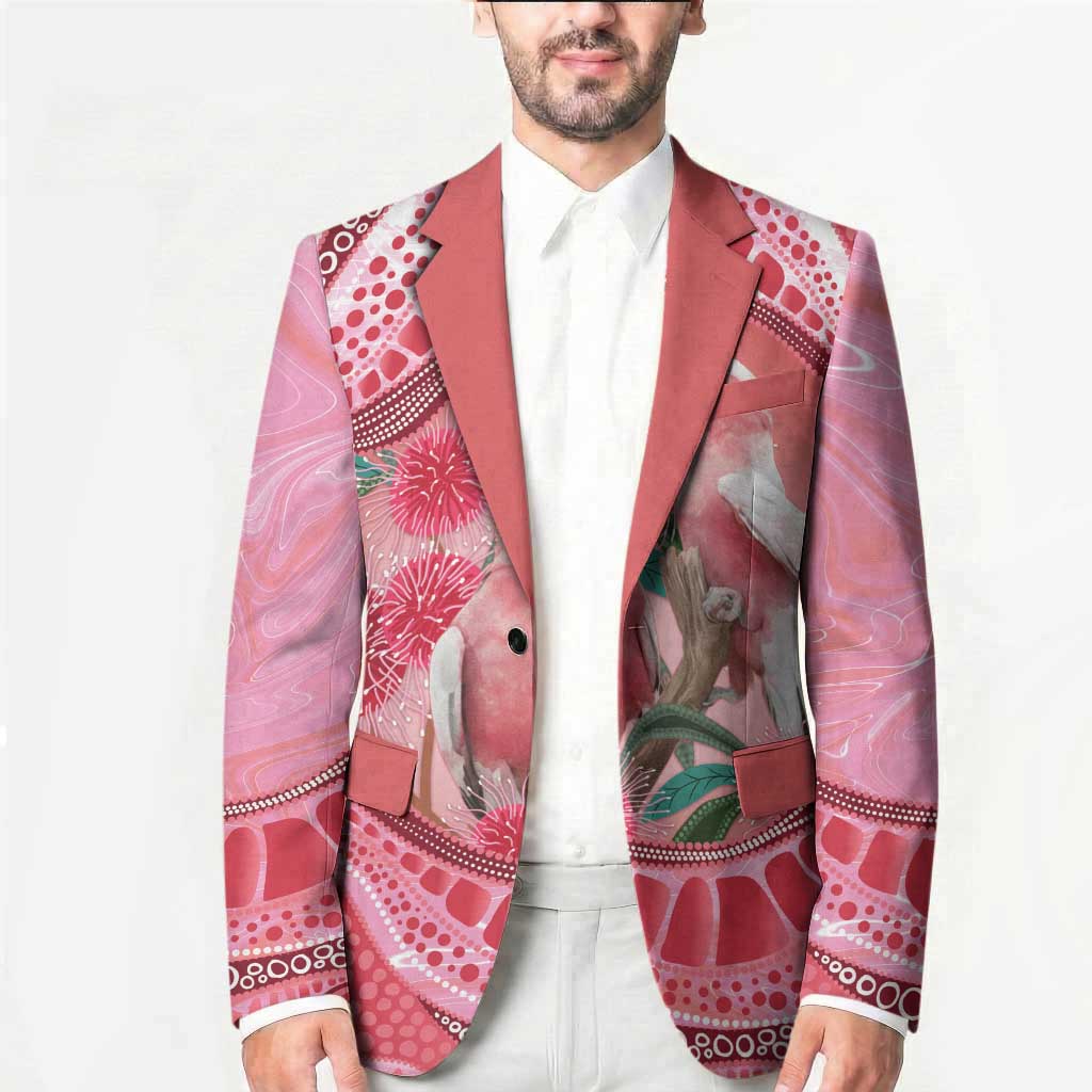 Indigenous Pink Galah Australia Blazer Australian Hakea Aboriginal Art Proud