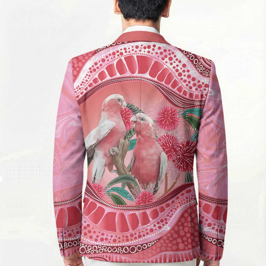 Indigenous Pink Galah Australia Blazer Australian Hakea Aboriginal Art Proud