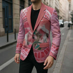 Indigenous Pink Galah Australia Blazer Australian Hakea Aboriginal Art Proud