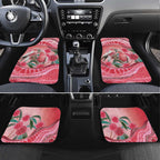 Indigenous Pink Galah Australia Car Mats Australian Hakea Aboriginal Art Proud