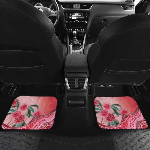 Indigenous Pink Galah Australia Car Mats Australian Hakea Aboriginal Art Proud