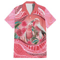 Indigenous Pink Galah Australia Hawaiian Shirt Australian Hakea Aboriginal Art Proud