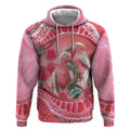 Indigenous Pink Galah Australia Hoodie Australian Hakea Aboriginal Art Proud