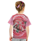 Indigenous Pink Galah Australia Kid T Shirt Australian Hakea Aboriginal Art Proud