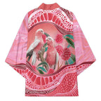 Indigenous Pink Galah Australia Kimono Australian Hakea Aboriginal Art Proud