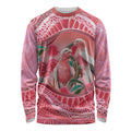 Indigenous Pink Galah Australia Long Sleeve Shirt Australian Hakea Aboriginal Art Proud