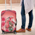 Indigenous Pink Galah Australia Luggage Cover Australian Hakea Aboriginal Art Proud