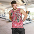 Indigenous Pink Galah Australia Men Tank Top Australian Hakea Aboriginal Art Proud