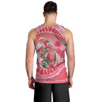 Indigenous Pink Galah Australia Men Tank Top Australian Hakea Aboriginal Art Proud