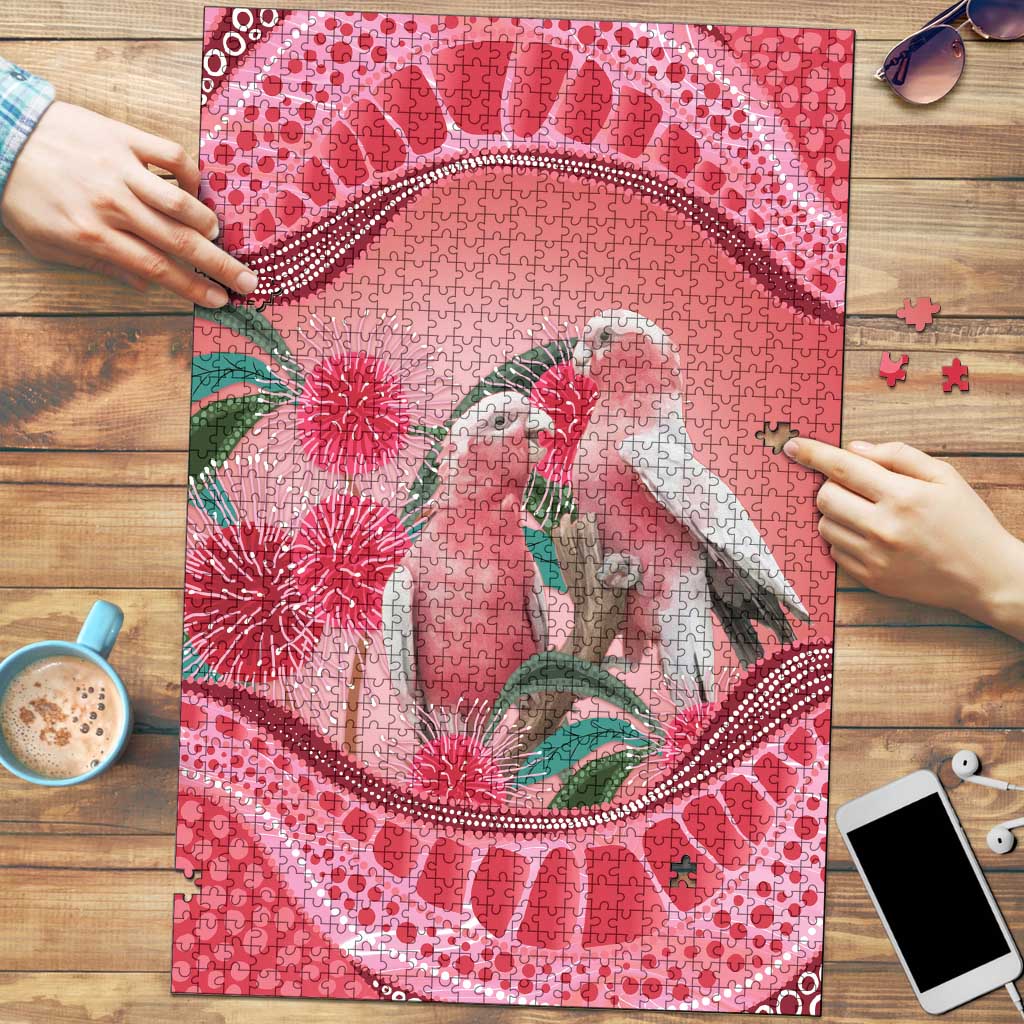 Indigenous Pink Galah Australia Puzzle Australian Hakea Aboriginal Art Proud