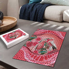 Indigenous Pink Galah Australia Puzzle Australian Hakea Aboriginal Art Proud