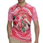 Indigenous Pink Galah Australia Rugby Jersey Australian Hakea Aboriginal Art Proud