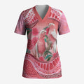 Indigenous Pink Galah Australia Scrub Top Australian Hakea Aboriginal Art Proud