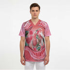 Indigenous Pink Galah Australia Scrub Top Australian Hakea Aboriginal Art Proud