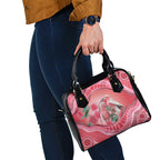 Indigenous Pink Galah Australia Shoulder Handbag Australian Hakea Aboriginal Art Proud