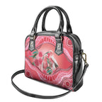 Indigenous Pink Galah Australia Shoulder Handbag Australian Hakea Aboriginal Art Proud
