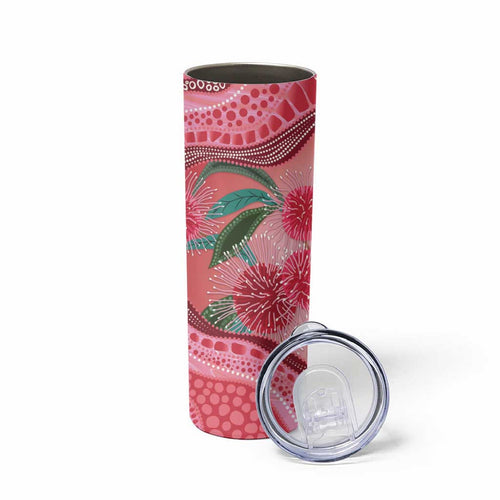 Indigenous Pink Galah Australia Skinny Tumbler Australian Hakea Aboriginal Art Proud