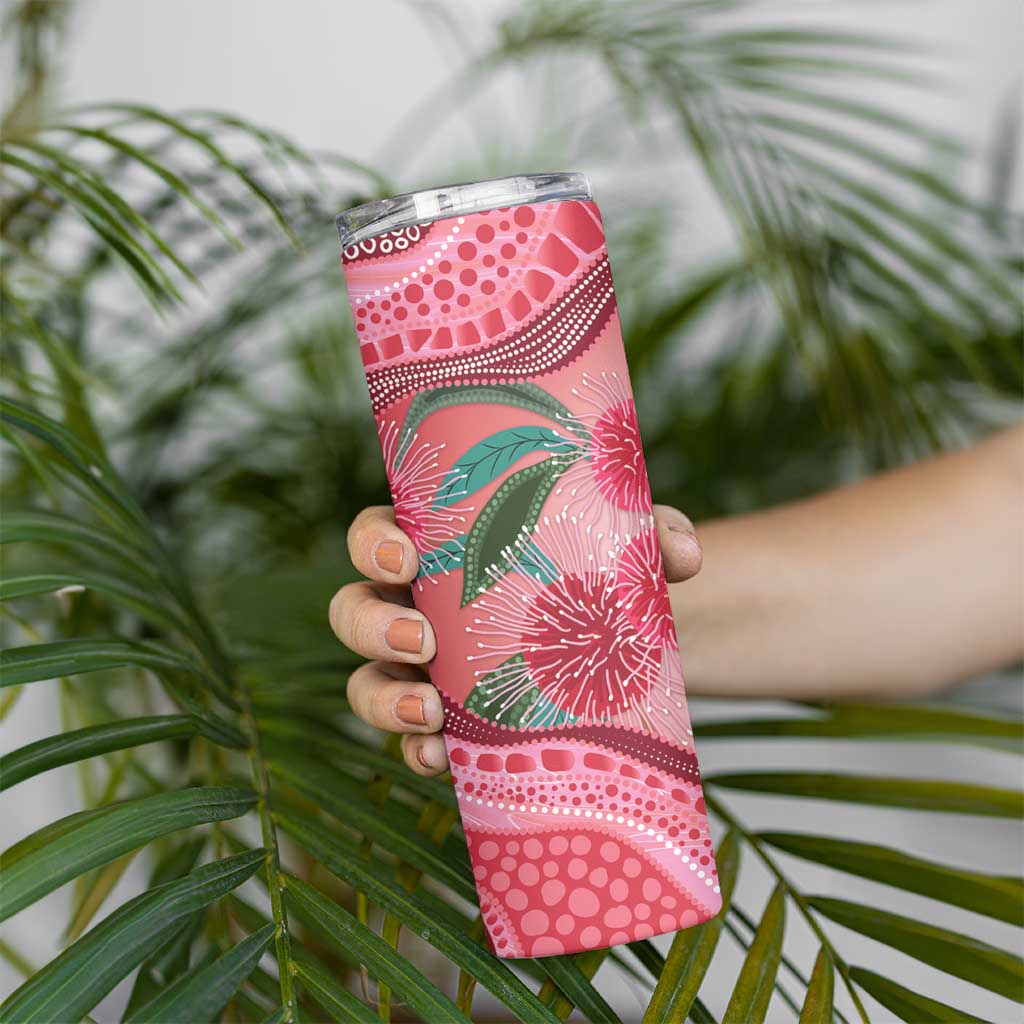 Indigenous Pink Galah Australia Skinny Tumbler Australian Hakea Aboriginal Art Proud
