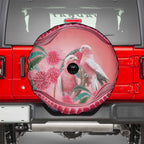 Indigenous Pink Galah Australia Spare Tire Cover Australian Hakea Aboriginal Art Proud