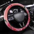 Indigenous Pink Galah Australia Steering Wheel Cover Australian Hakea Aboriginal Art Proud