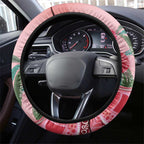Indigenous Pink Galah Australia Steering Wheel Cover Australian Hakea Aboriginal Art Proud