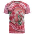 Indigenous Pink Galah Australia T Shirt Australian Hakea Aboriginal Art Proud