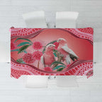 Indigenous Pink Galah Australia Tablecloth Australian Hakea Aboriginal Art Proud