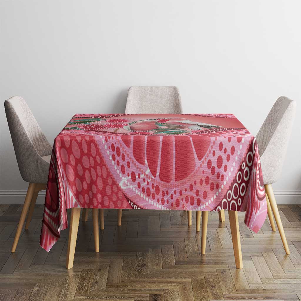 Indigenous Pink Galah Australia Tablecloth Australian Hakea Aboriginal Art Proud