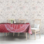 Indigenous Pink Galah Australia Tablecloth Australian Hakea Aboriginal Art Proud