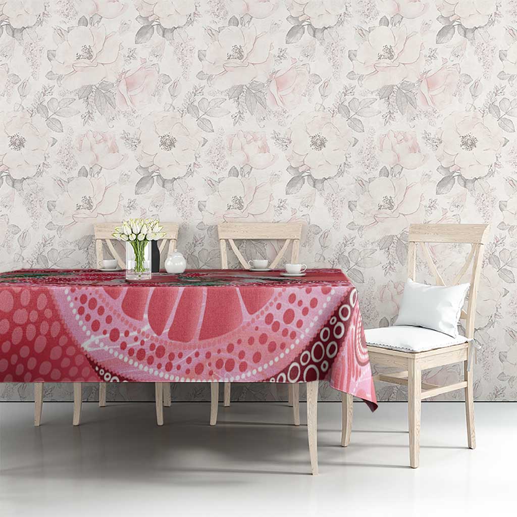 Indigenous Pink Galah Australia Tablecloth Australian Hakea Aboriginal Art Proud
