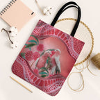 Indigenous Pink Galah Australia Tote Bag Australian Hakea Aboriginal Art Proud
