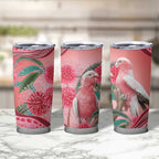 Indigenous Pink Galah Australia Tumbler Cup Australian Hakea Aboriginal Art Proud