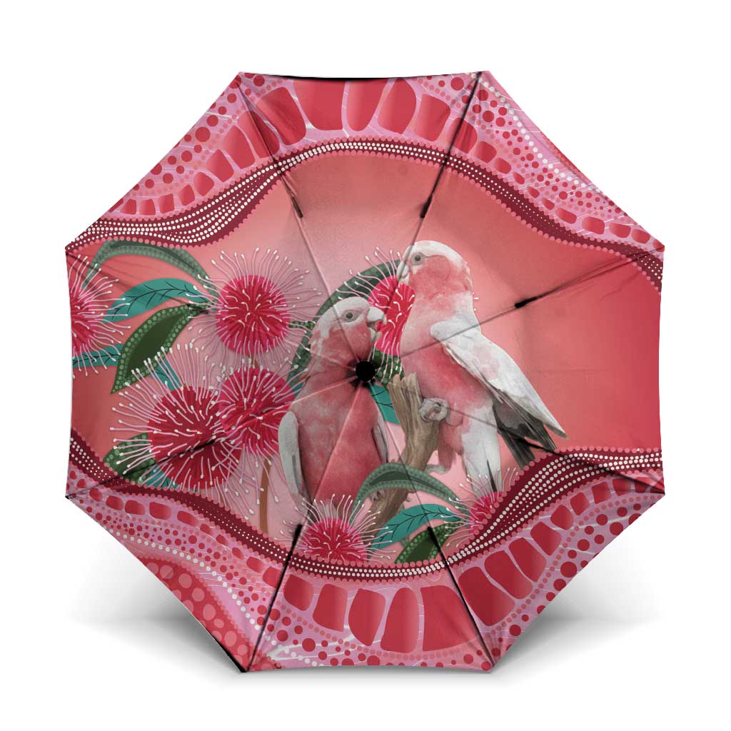 Indigenous Pink Galah Australia Umbrella Australian Hakea Aboriginal Art Proud
