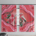 Indigenous Pink Galah Australia Window Curtain Australian Hakea Aboriginal Art Proud
